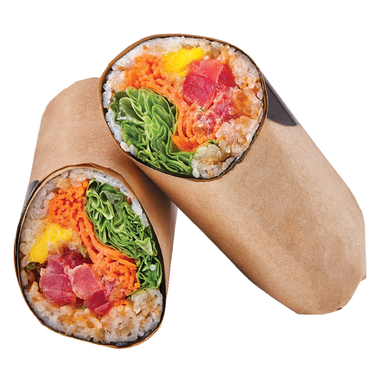 Spicy Tuna and Mango Sushi Burrito